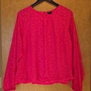 NWT Torrid Pink Leopard Print Blouse
